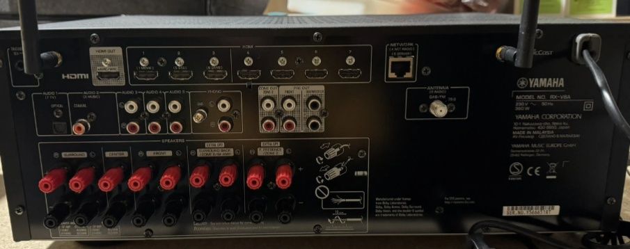 Yamaha RX-6VA 7.2 ресийвър усилвател домашно кино