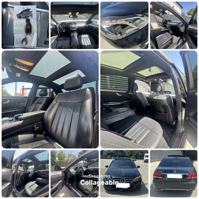 Mercedes E220d-170cp-2014-Pak Sport/Full led/Panoramic-Variante auto!