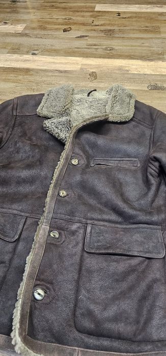 Cojoc Vintage FORSTER Leatherwear „Alaskan Winter” Piele și Blană Miel (Shearling)