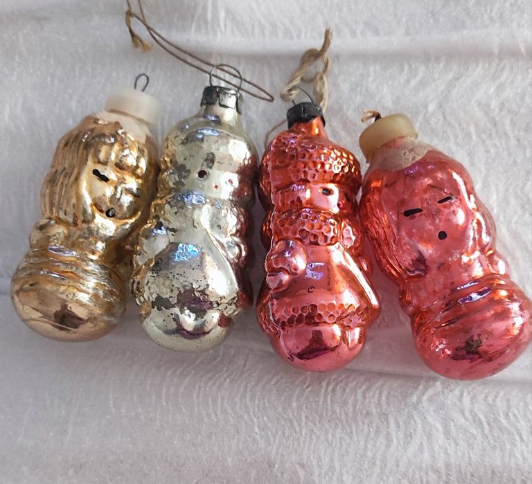 Елочные игрушки советские