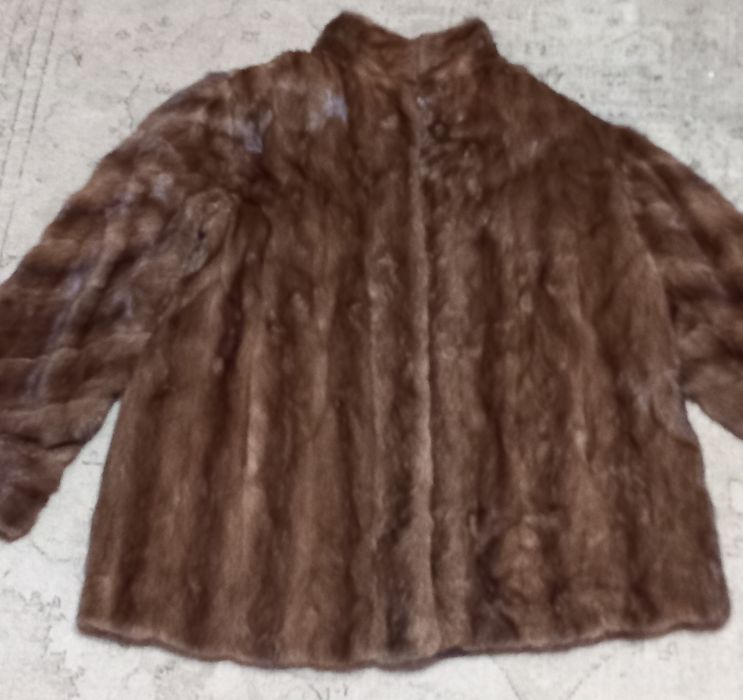 Haină de blană vizon