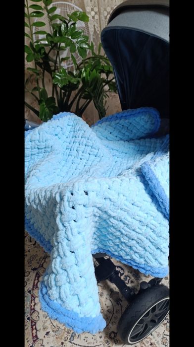 Детский плед ручной работы