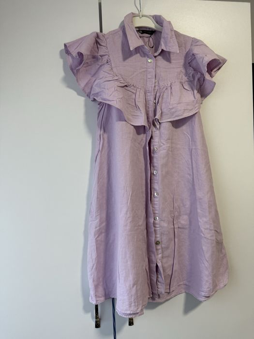 Lot haine de vara: rochii, fusta si tricou marimea 34