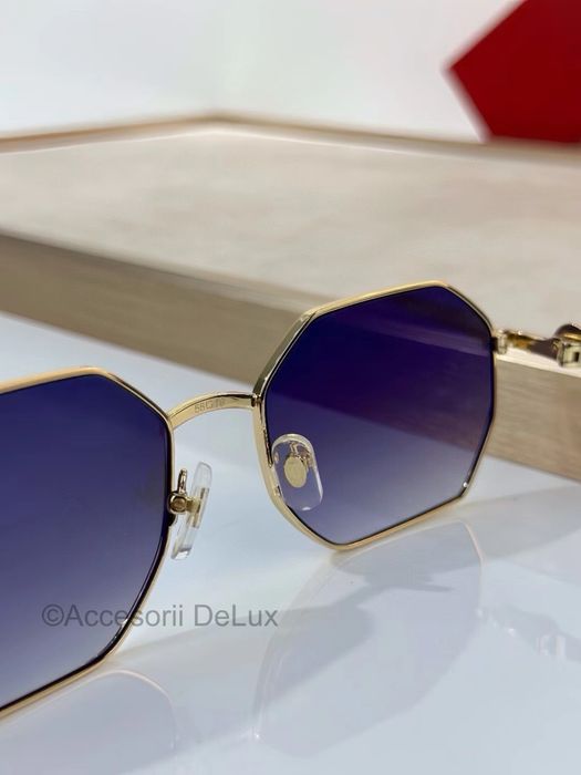 Ochelari de Soare Cartier CT0812S Panthere de Cartier  Photocrimic Lens Noi Full Box  [Verificare Colet] Gold