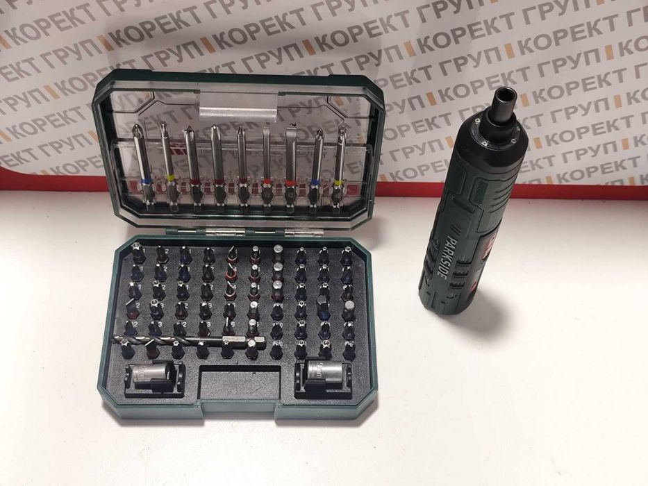 Електрическа Отвертка на Parkside с накрайници