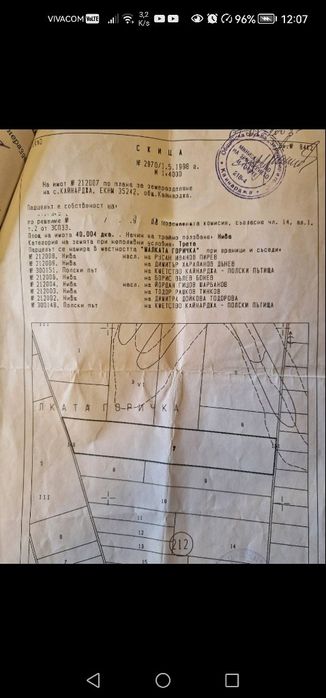 Земя, нива 40 декара.