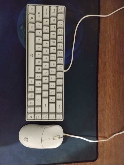 Kit tastatura + mouse White Shark
