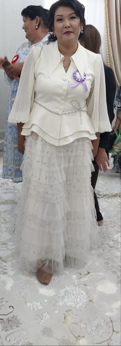 Двойка костюм бир рет киилген тоига пр/во Турция 40 мынга берем