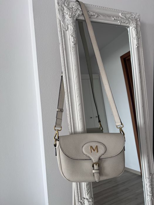 Geanta Musette din piele naturala