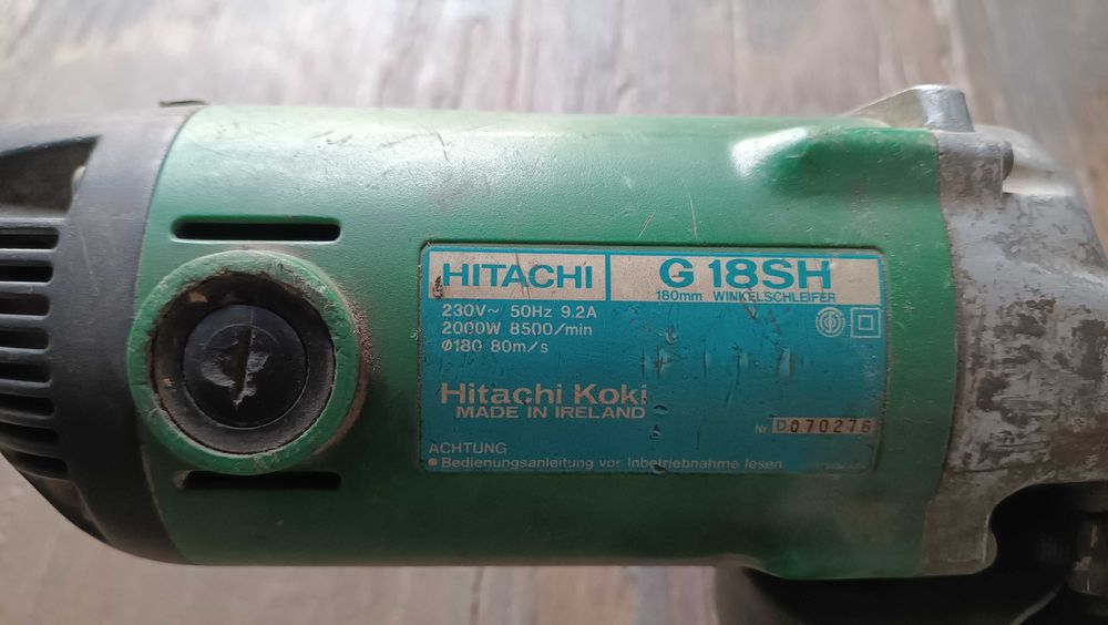 Болгарка Hitachi.   Made in IRELAND