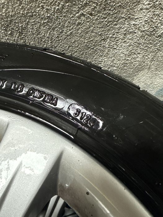 Jante BMW 5x120  Sport Line F30 17” Anvelope de vara noi Senzori presiune roti inclusi