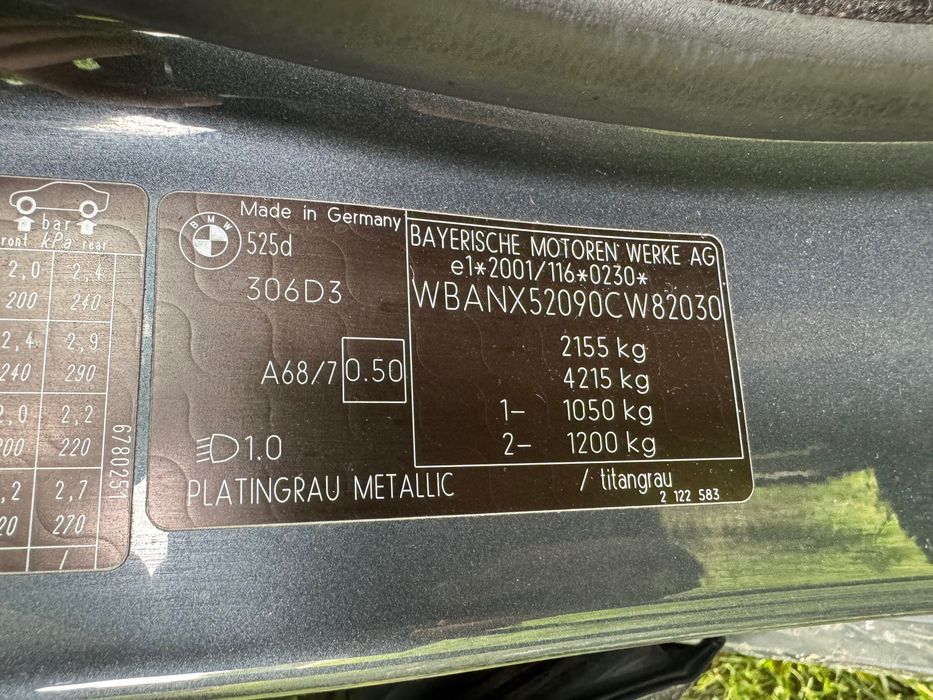 Bmw 525d 197кс на части