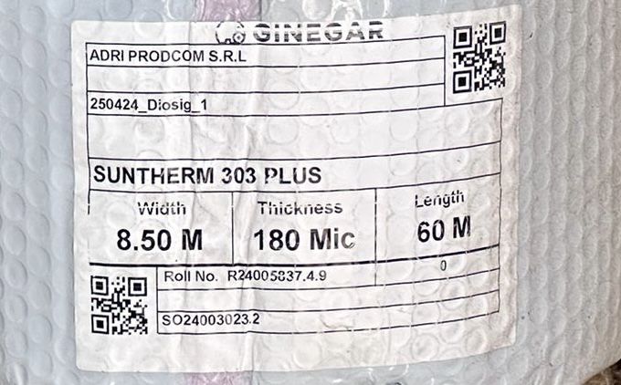 Vand folie solar/sera