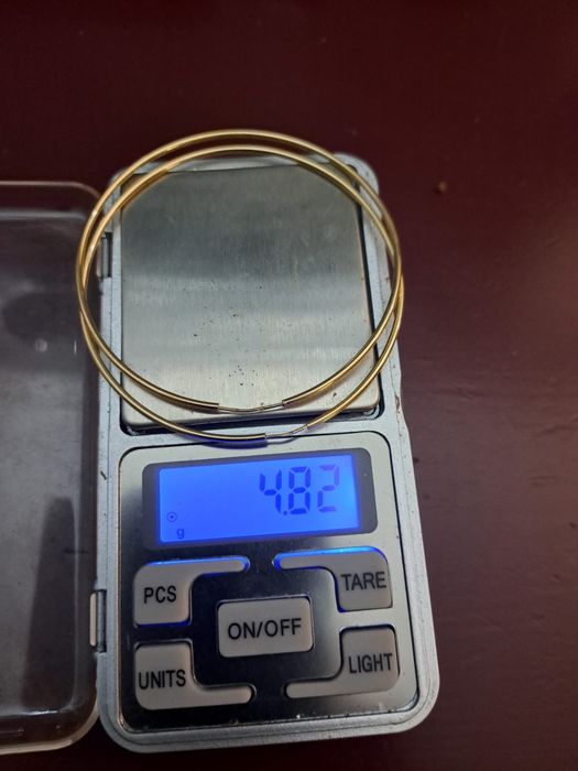 Brățară și cercei de aur 14K