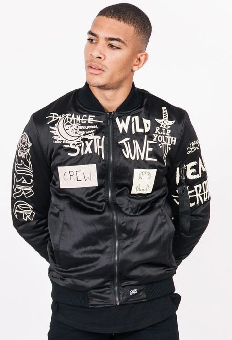 Бомбър Sixt June черен