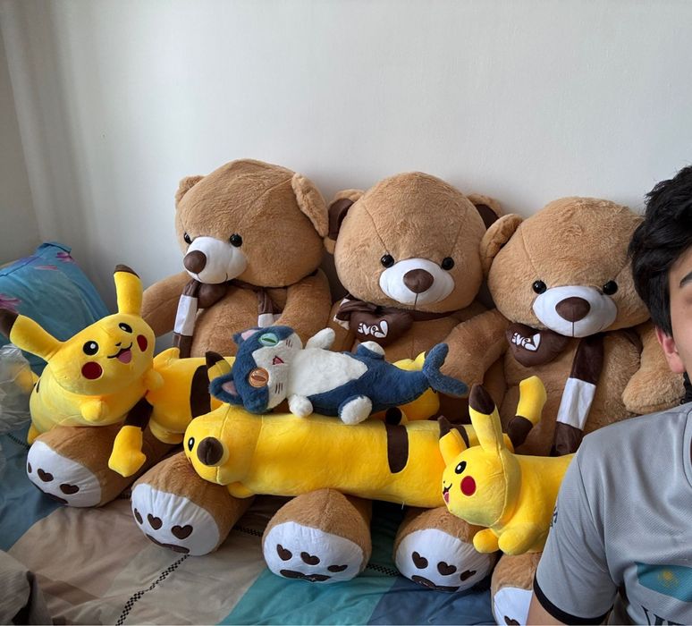 Мягкие игрушки.