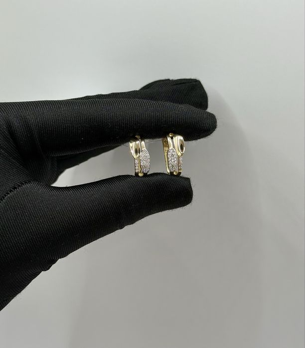 Золотые серьги 585 | Желтое золото | 3,14 гр