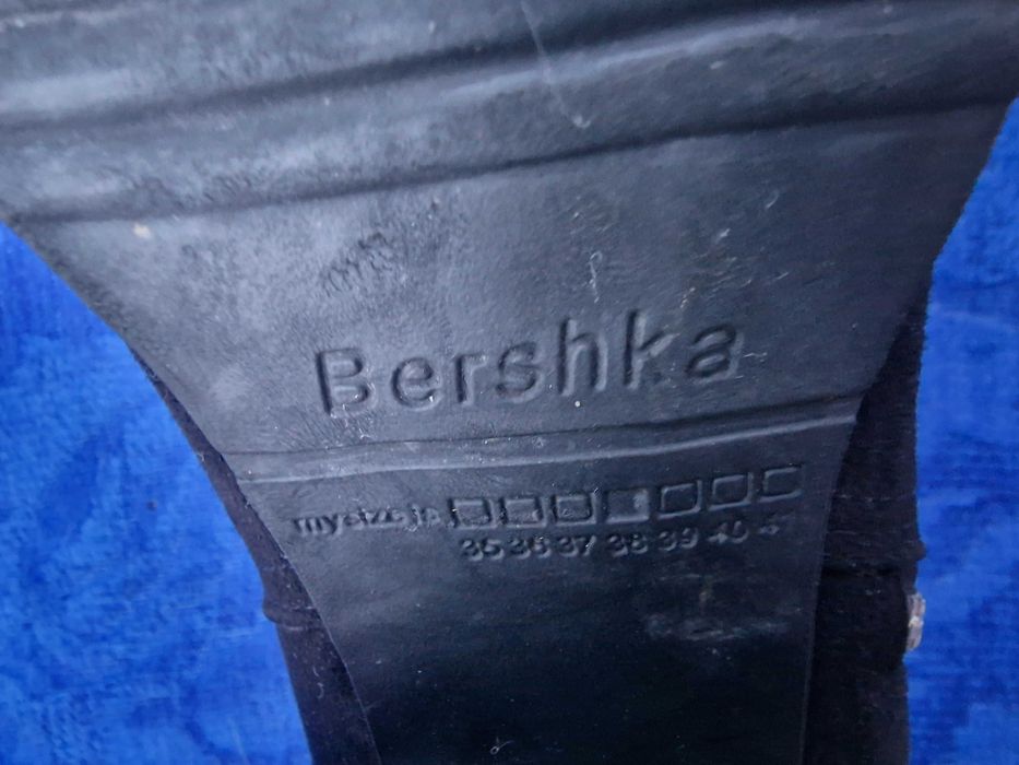 Bershka Black | ghete, pantofi dama | mar. 38 | 24 cm