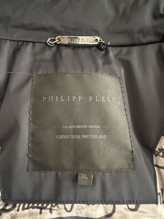 Geaca Phillip Plein cu blana naturală