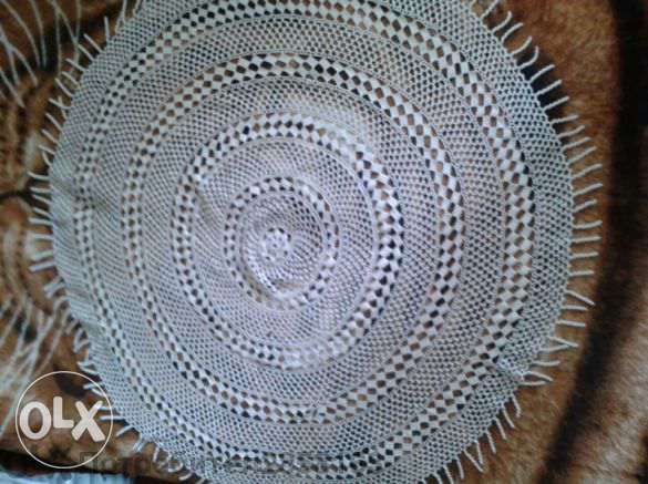 Плетена кръгла покривка