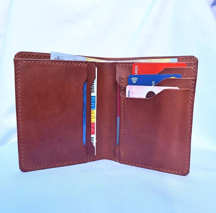 Portofel Barbati Piele Vitel Lucrat Manual