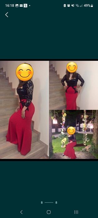 Rochițe elegante de seara mărimea 42 purtate o singura data