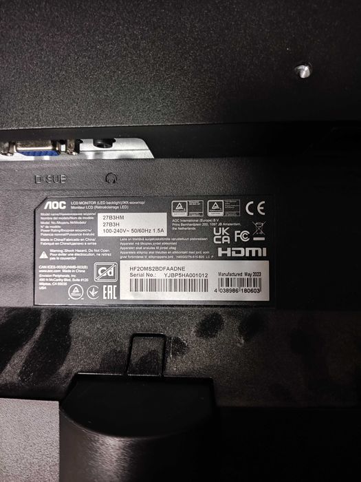 Монитор AOC 27B3HM 27"