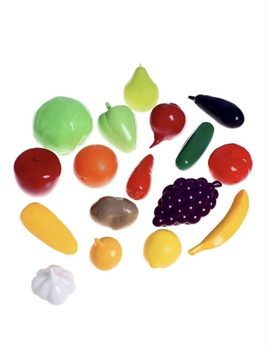 Продам набор игрушечных фруктов и овощей