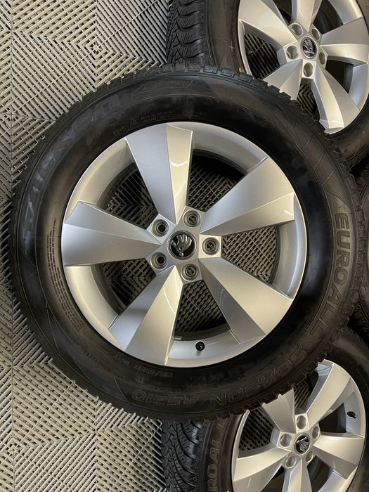 Jante Roți 17 Skoda Kodiaq VW Tiguan Seat Anvelope iarna 215 65 R17