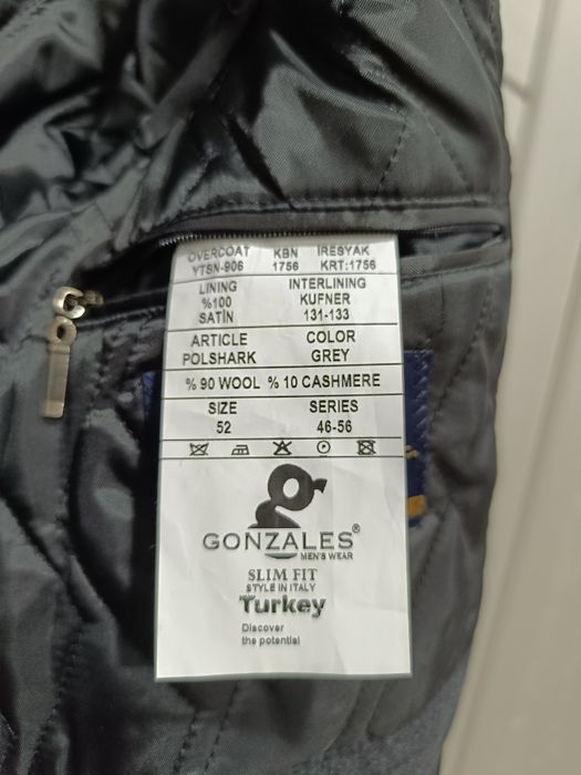 Gonzales.  Мужское пальто