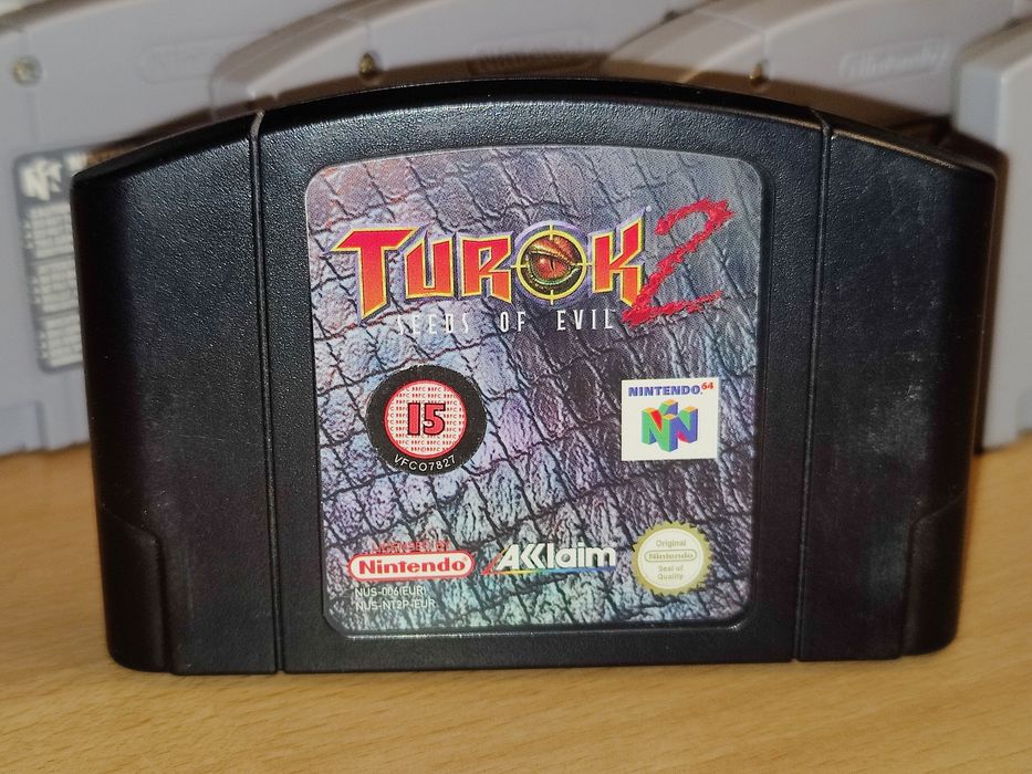Casete Nintendo 64 N64 Turok Vigilante Rugrats JetForce GEMINI ...