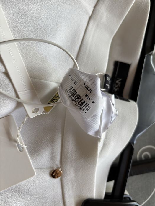 Pantaloni Nissa albi eleganți, noi cu etichetă, mărimea 36