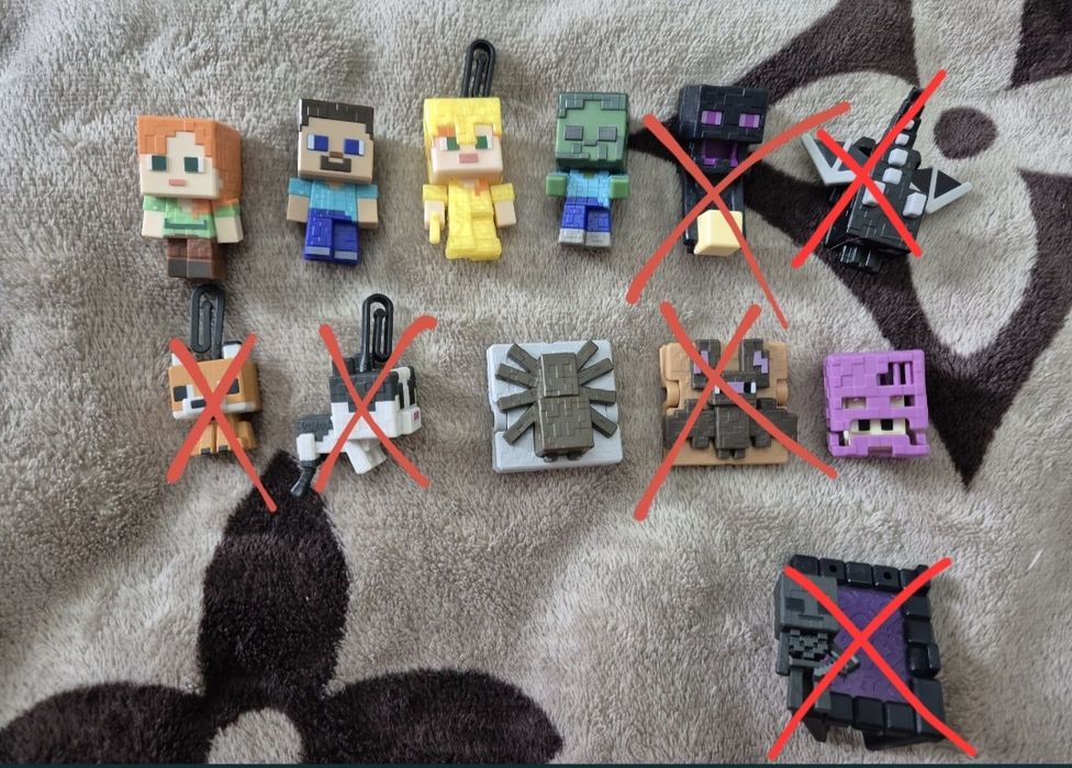 Фигурки Kinder Joy Minecraft