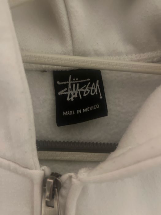 зипка stussy, белая