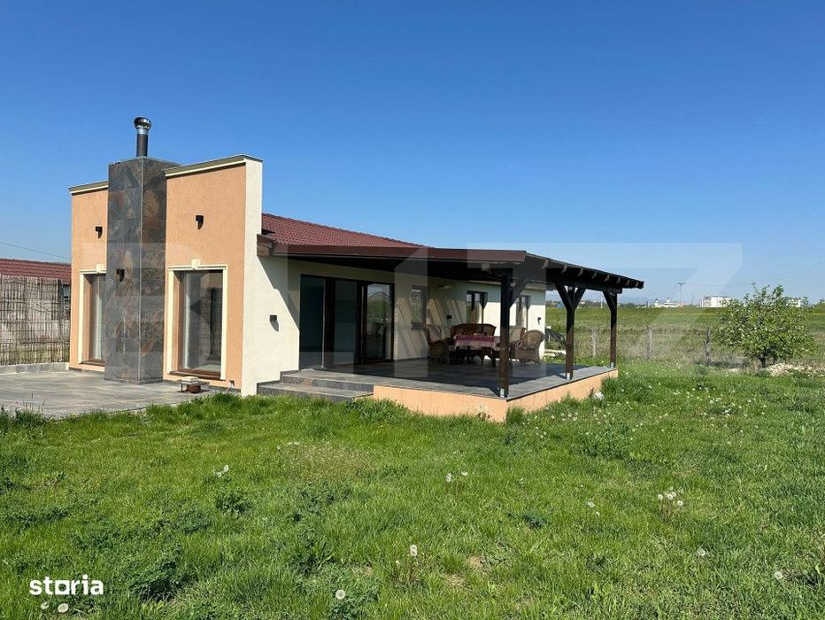 Casa moderna pe un nivel, 500 mp teren, zona Partos - Alba Iulia