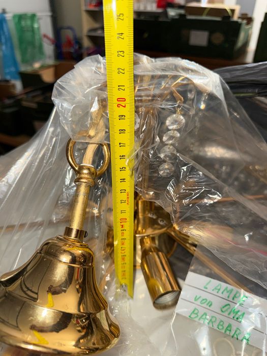 Candelabru Lustra Gold Cupru cu cristale