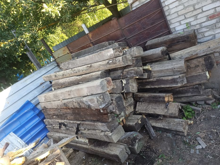 Отдам шпалы деревянные