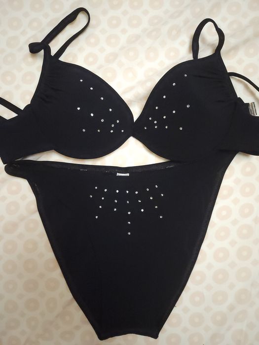 costum negru de baie Jolidon,marime L