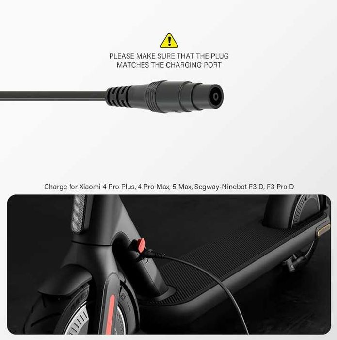 Адаптер Xiaomi Essential 1S Mi 3 M365 Pro 2 Scooter3 Lite4 Go4 Pro4 Ultra Xiaomi 5 Lite Max Pro Ninebot Segway ES/F Max G30 Razor Hiboy OKAI Inmotion