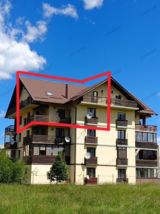 Apartament Penthouse 3 cam. 105 mp utili - Tohanu Nou 20 km de Brașov, Comision 0, Proprietar Direct.
