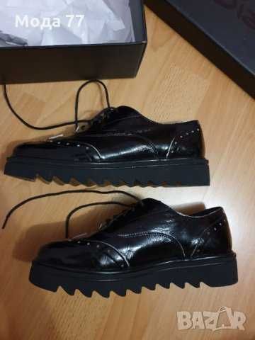 Обувки естествена кожа Бианки