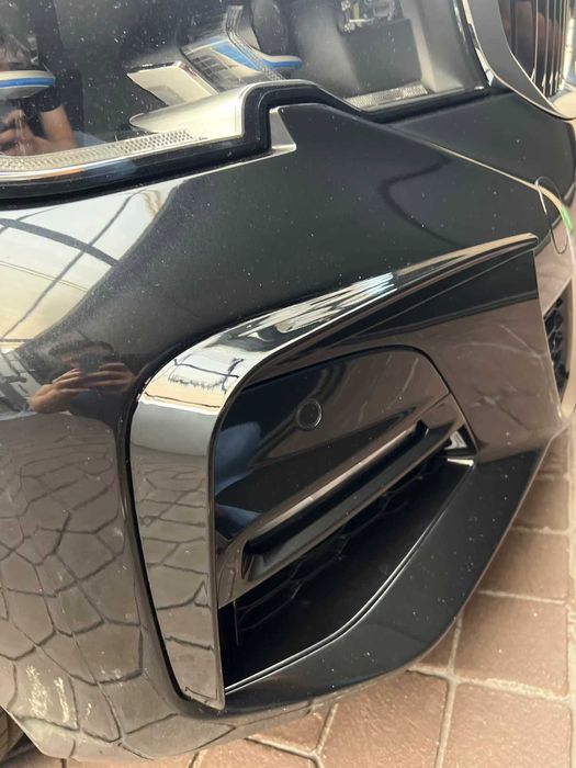 Extensii Prelungiri Bara Fata M BMW G20 G21, Lip Splitere Negru Lucios