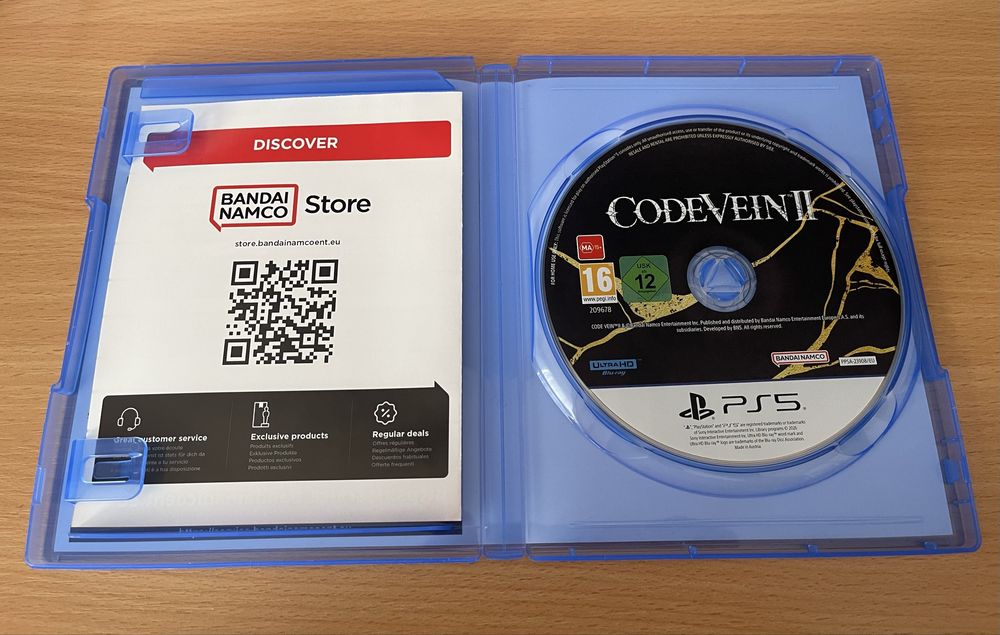 Code vein 2 за ps5 (пс5)