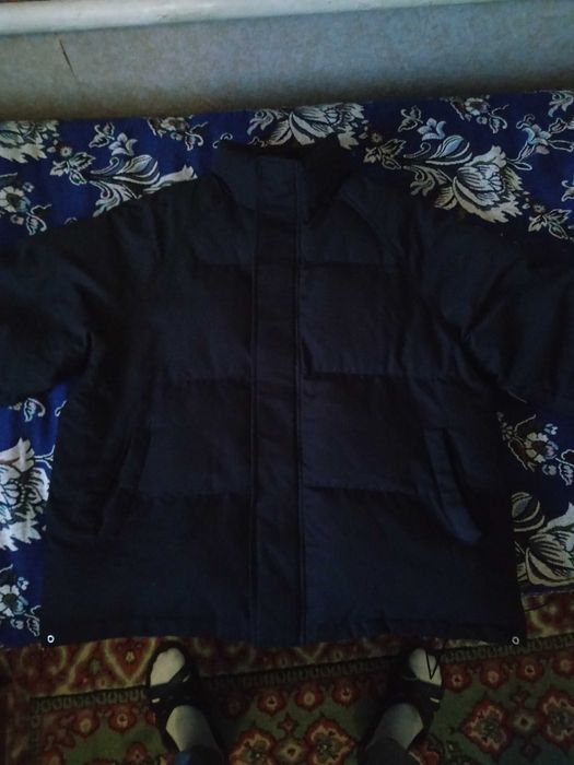 Зимний теплый пуховик