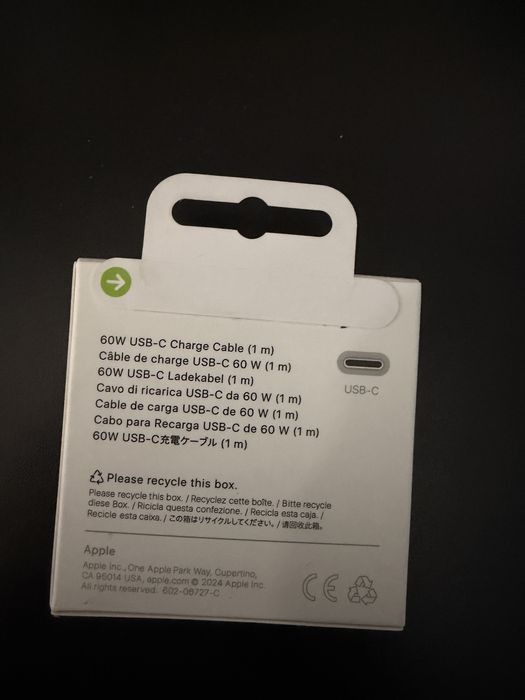 Cablu Apple de incarcare Usb-C 60w
