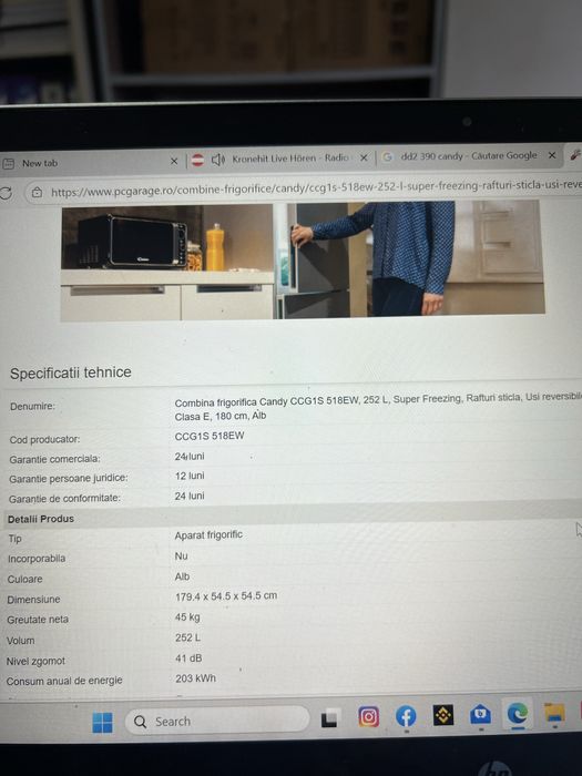 Combina frigorifi Candy 130