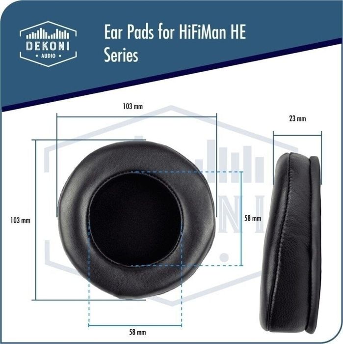 Dekoni Audio EPZ-HIFIMAN-SK Tampoane căști Black 2 buc.