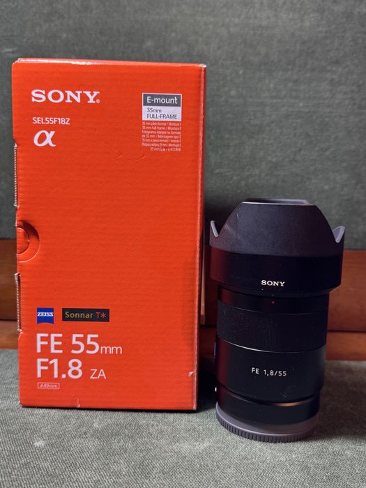 Vand Obiectiv Sony Zeiss Sonnar T 55mm 1.8 . Full frame montura sony e.