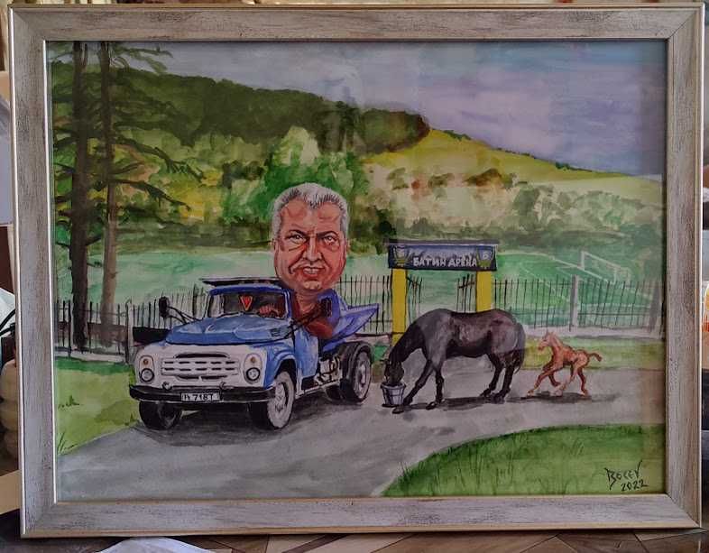 Карикатури и Портрети по снимка + РАМКА | Готов подарък за 3 дни