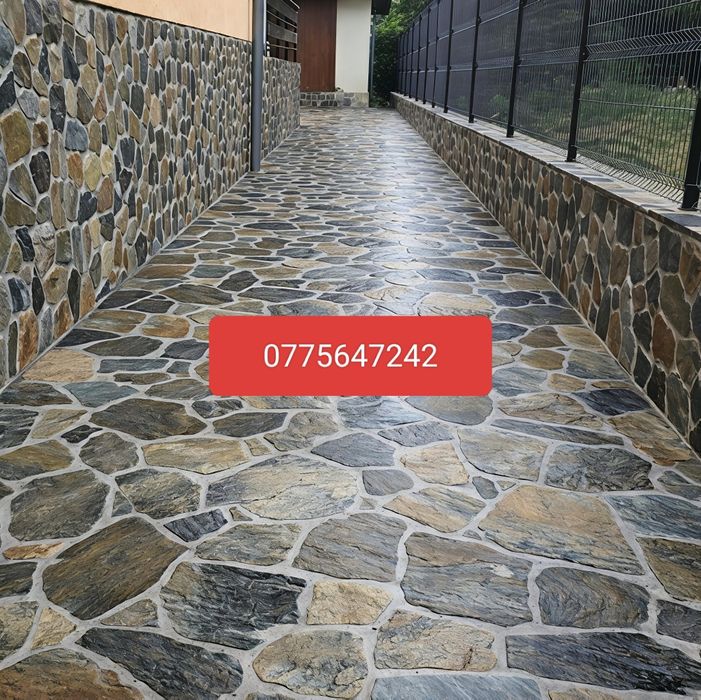 Piatra naturala de munte si montaj profesional